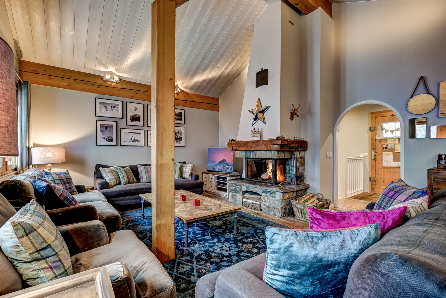 Pasarale Sitting Room With Fire