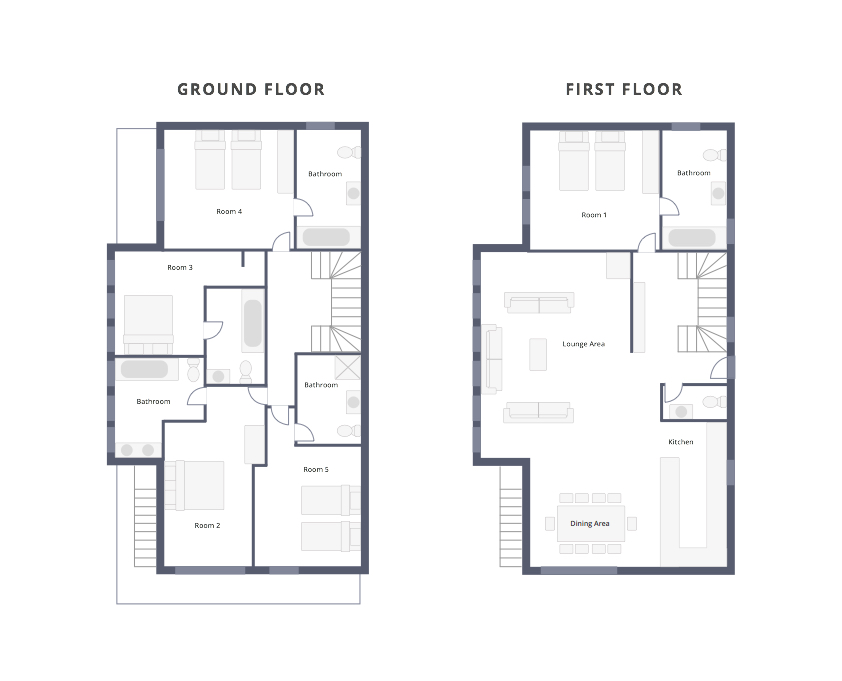 Floorplan for Chalet Pasarale